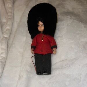 Vintage Toy Soldier Doll with Red Coat